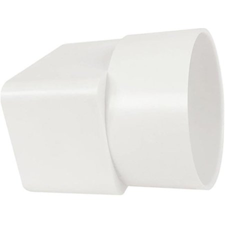 GENOVA PRODUCTS Genova Products V-1703 2 x 3 x 3 in. PVC Downspout Adapter V-1703